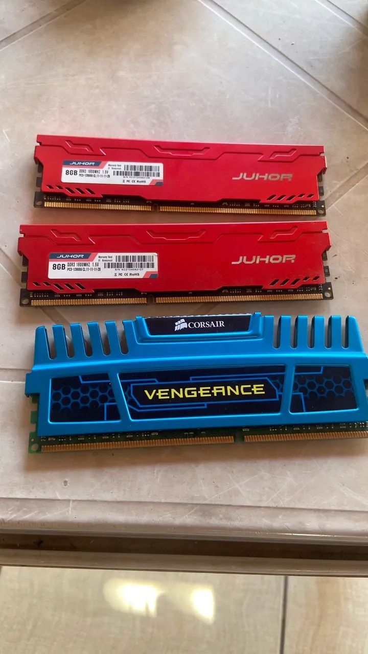 Memória Ddr3 8gb 1600mhz
