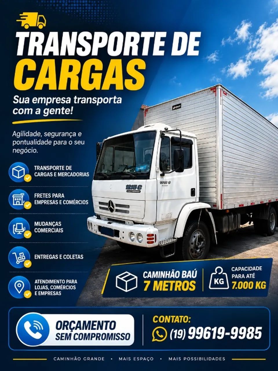 Transporte de Cargas e Fretes 