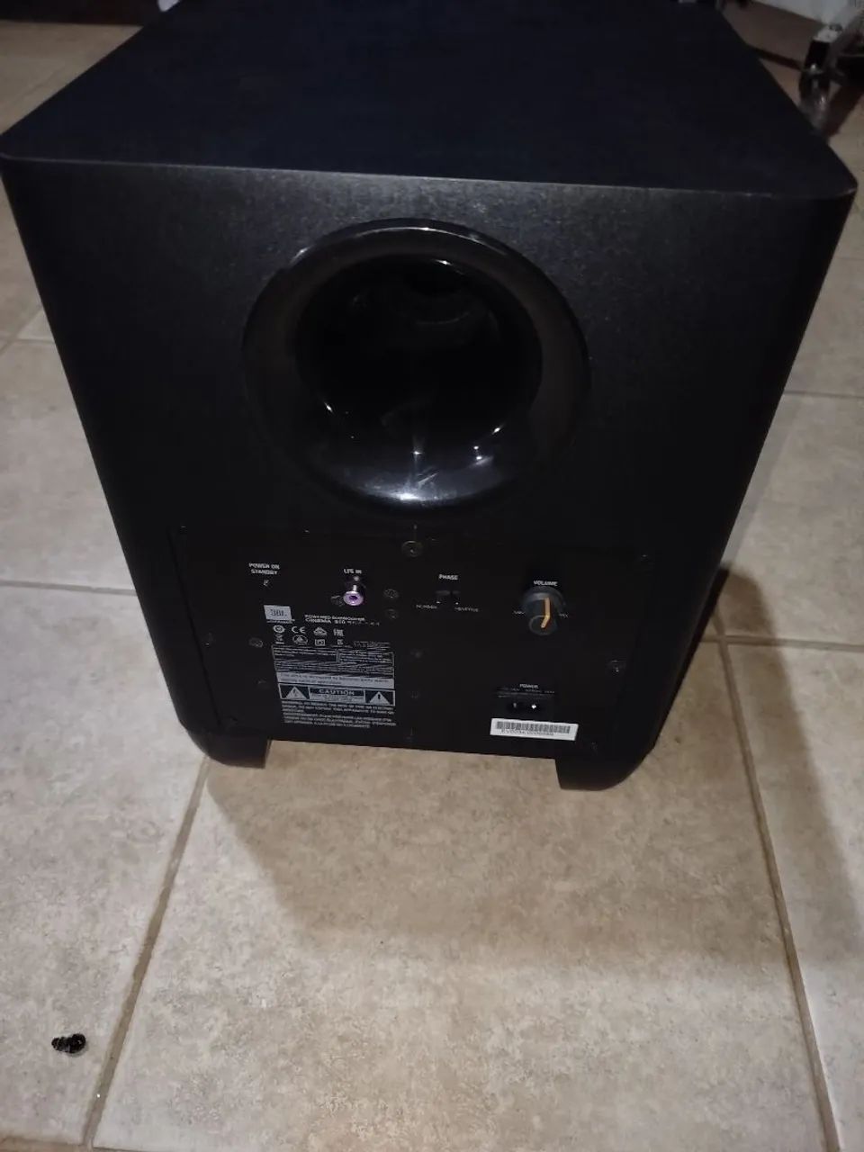 Subwoofer JBL CI8P Ativo 100W 8 Polegadas Preto - Foto 3