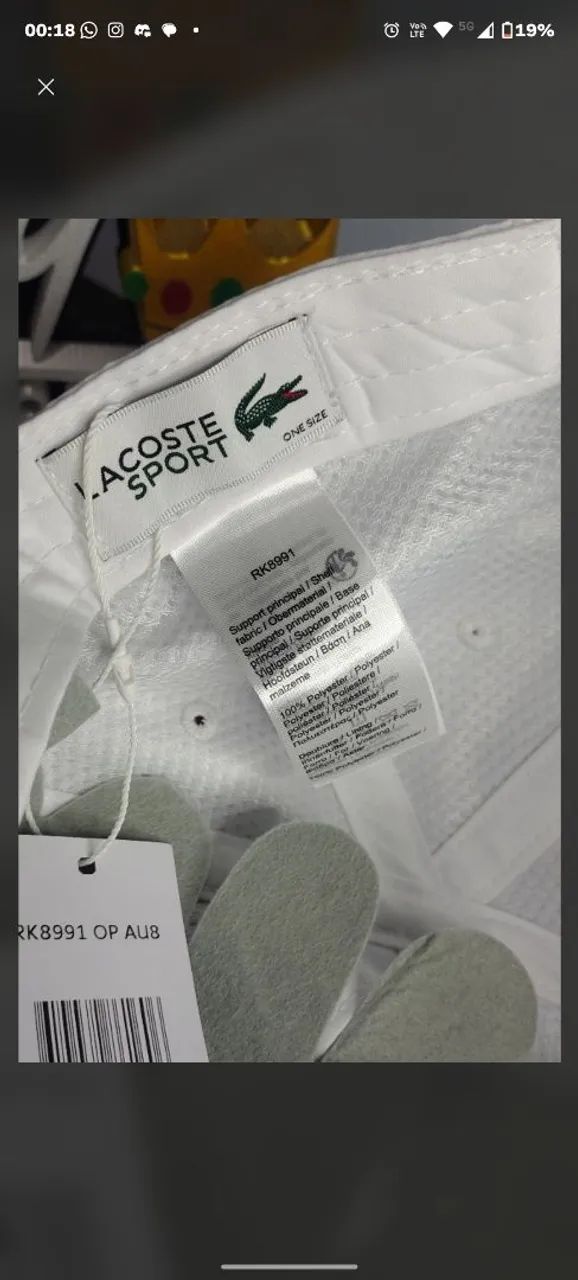 Boné Lacoste Contraste - Foto 3