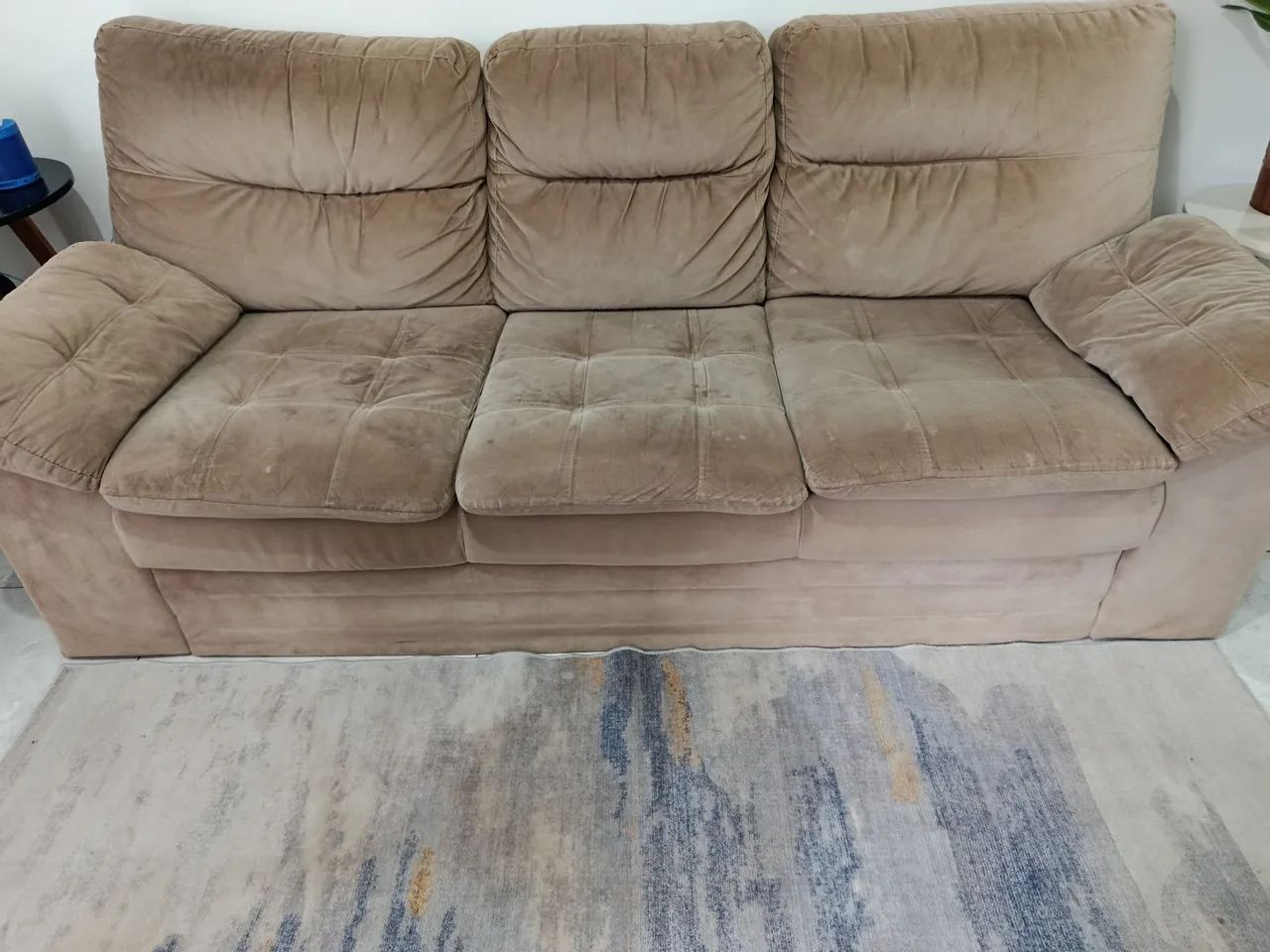 Sofa 3 lugares (não é retrátil)