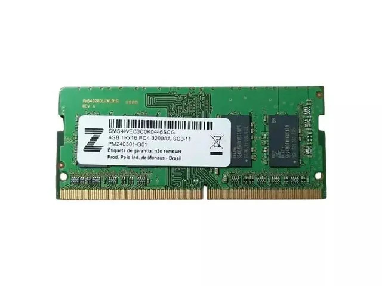Duas memórias Notebook Z SO-DIMM DDR4 3200mhz 