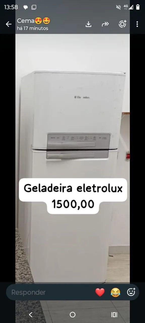 Geladeira Eletrolux 