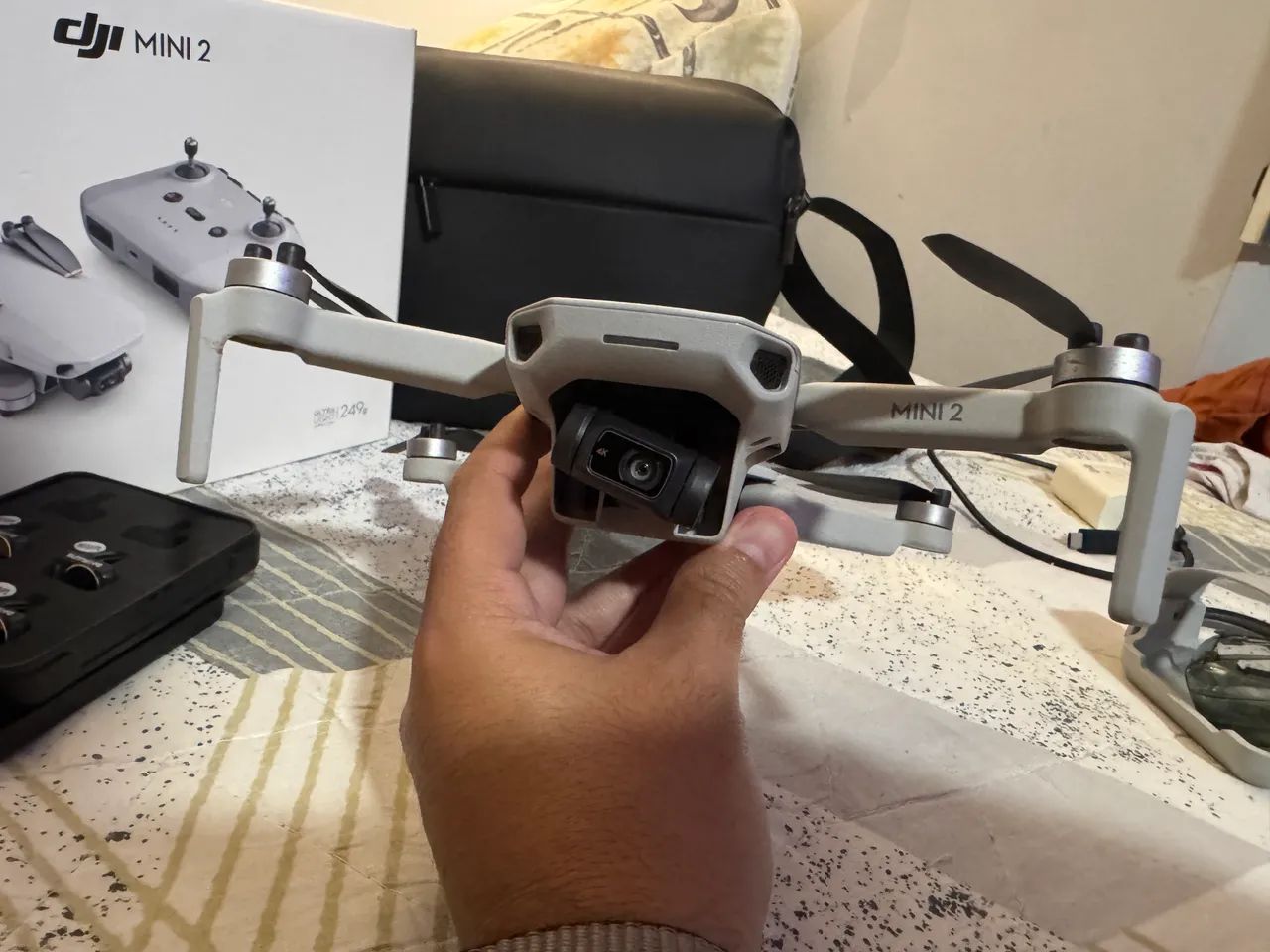 Drone DJI Mini 2 Fly More combo - Muito novo, completo + acessórios - Foto 4