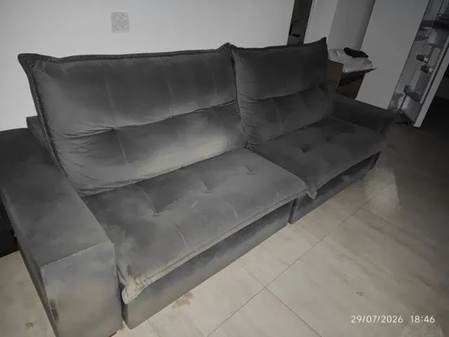 Sofá Retrátil Reclinável 2.90m - Foto 3