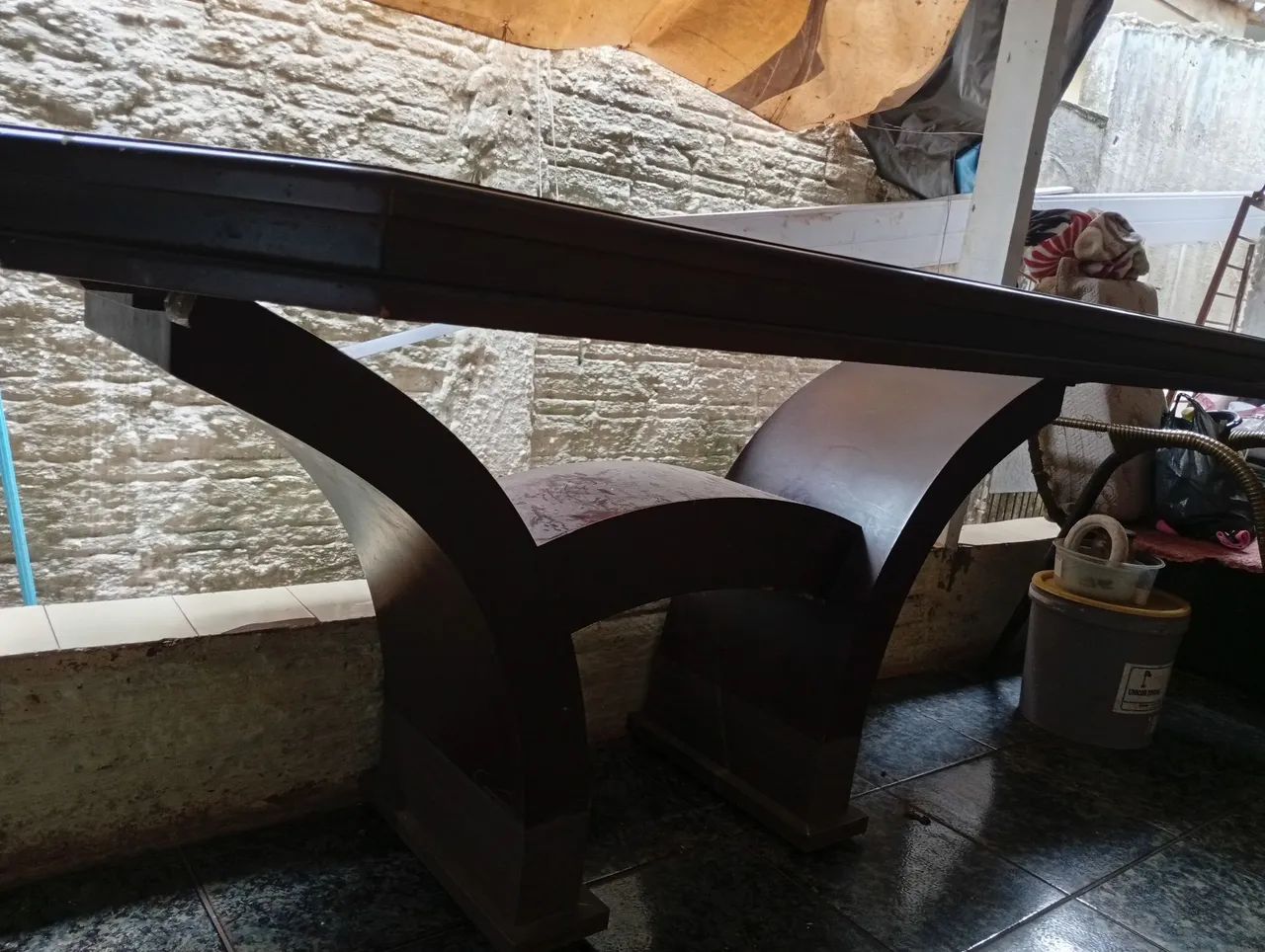 Mesa com 4 cadeiras almofadadas  - Foto 2