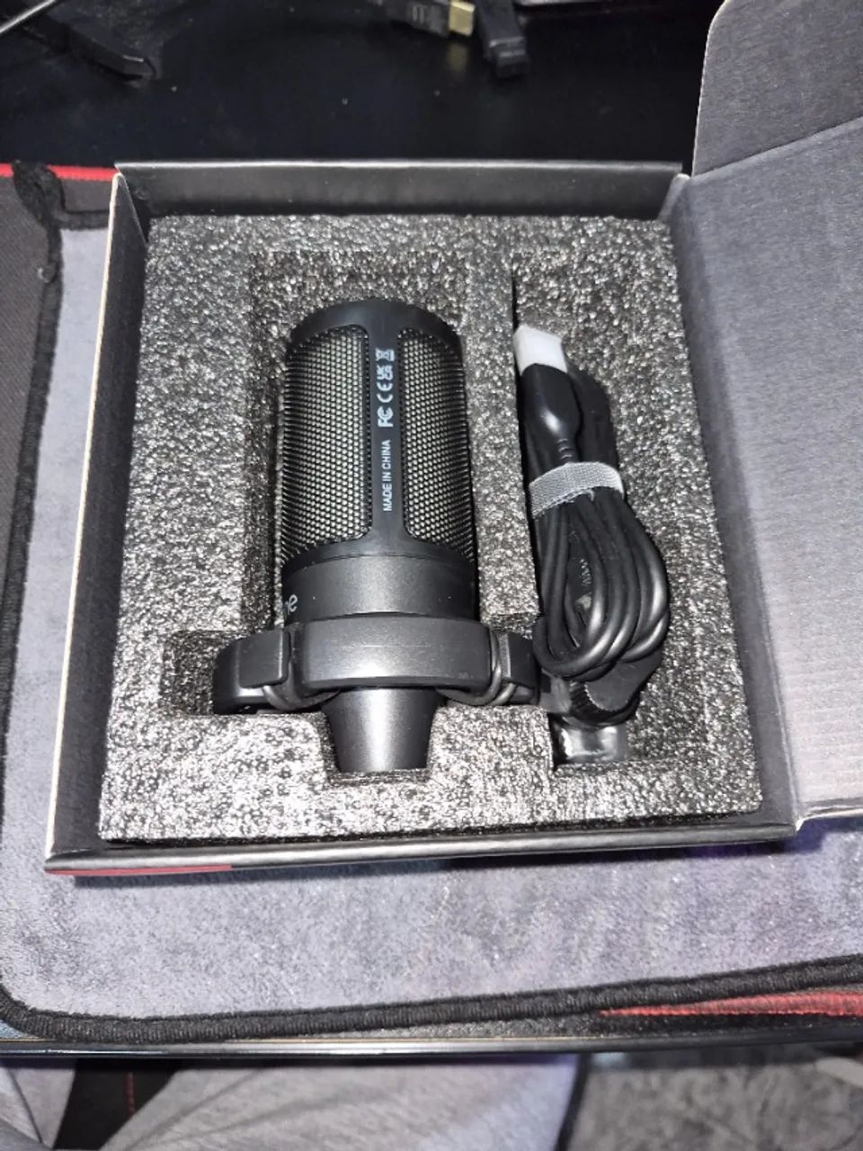 Microfone Gamer Fifine SFM2 USB RGB - Foto 3