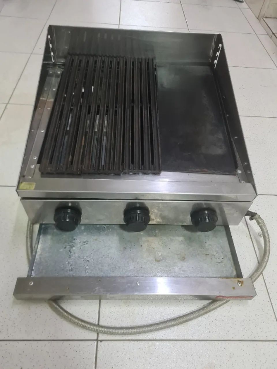 Charbroiler grelha/chapa a gás 