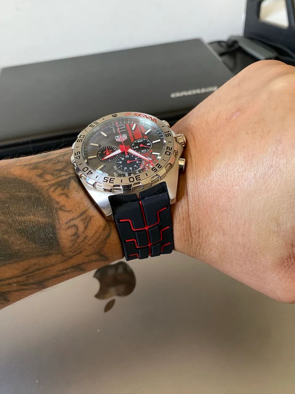 Relógio masculino tag heuer Senna premium novo 