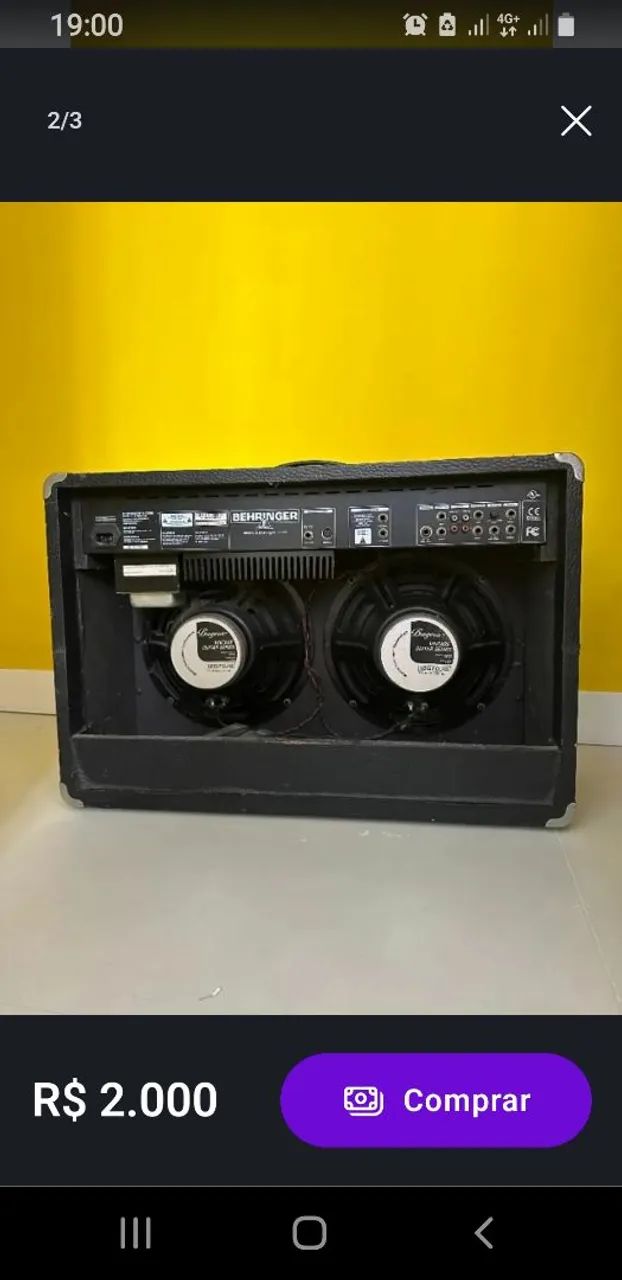 Caixa Behringer tone  - Foto 2