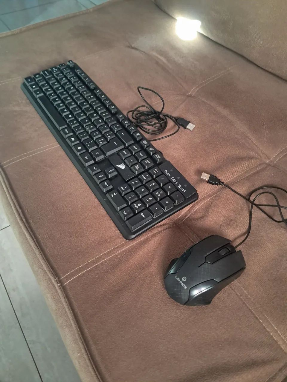 Kit Teclado RGB + Mouse USB | Bom Estado | Funcionando - Foto 2