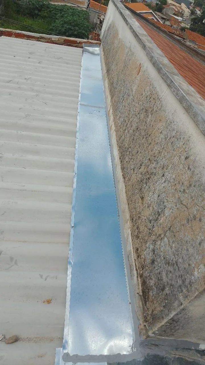 Calhas , rufos e condutores  - Foto 4