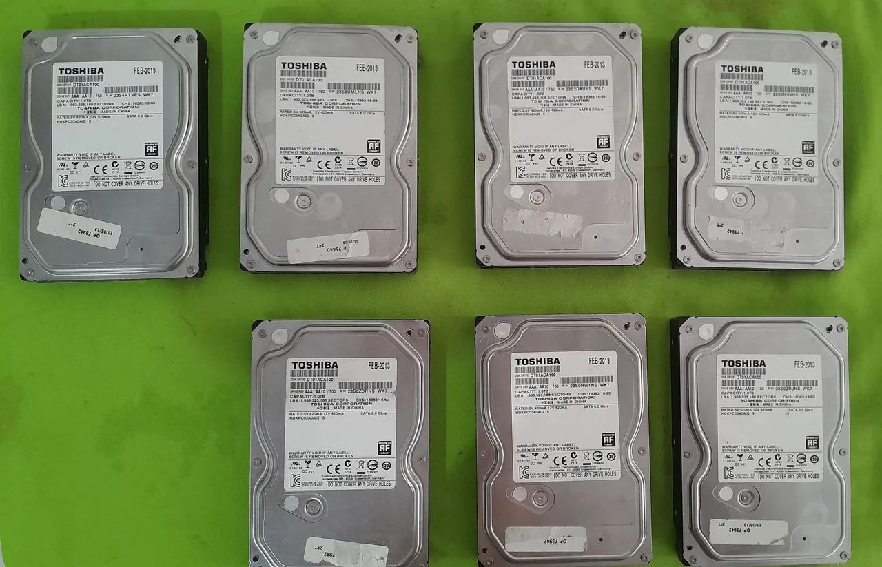 Vendo HD,s de 1 terabyte  = 120,00