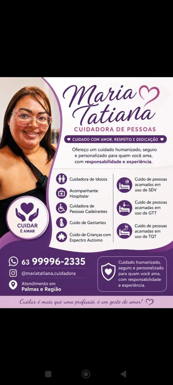 Sou Cuidadora de idosos e Acompanhante hospitalar e domiciliar  - Foto 3