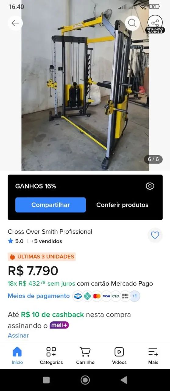 Cross Smith 80kg - Foto 2