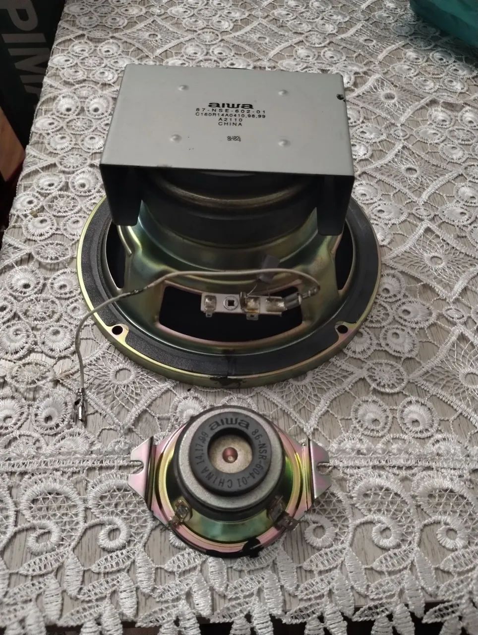 Alto falante woofer 6,5" e  Mid-range Aiwa original  - Foto 2