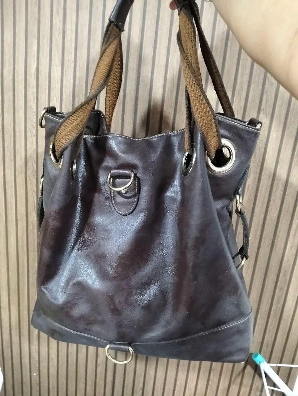 Bolsa de couro de ombro 