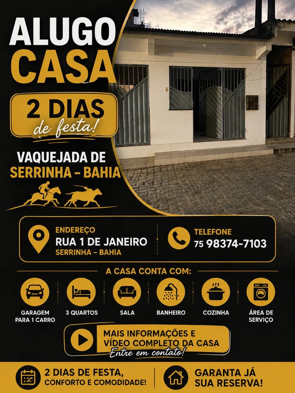 Alugo casa vaquejada serrinha Bahia  - Foto 2