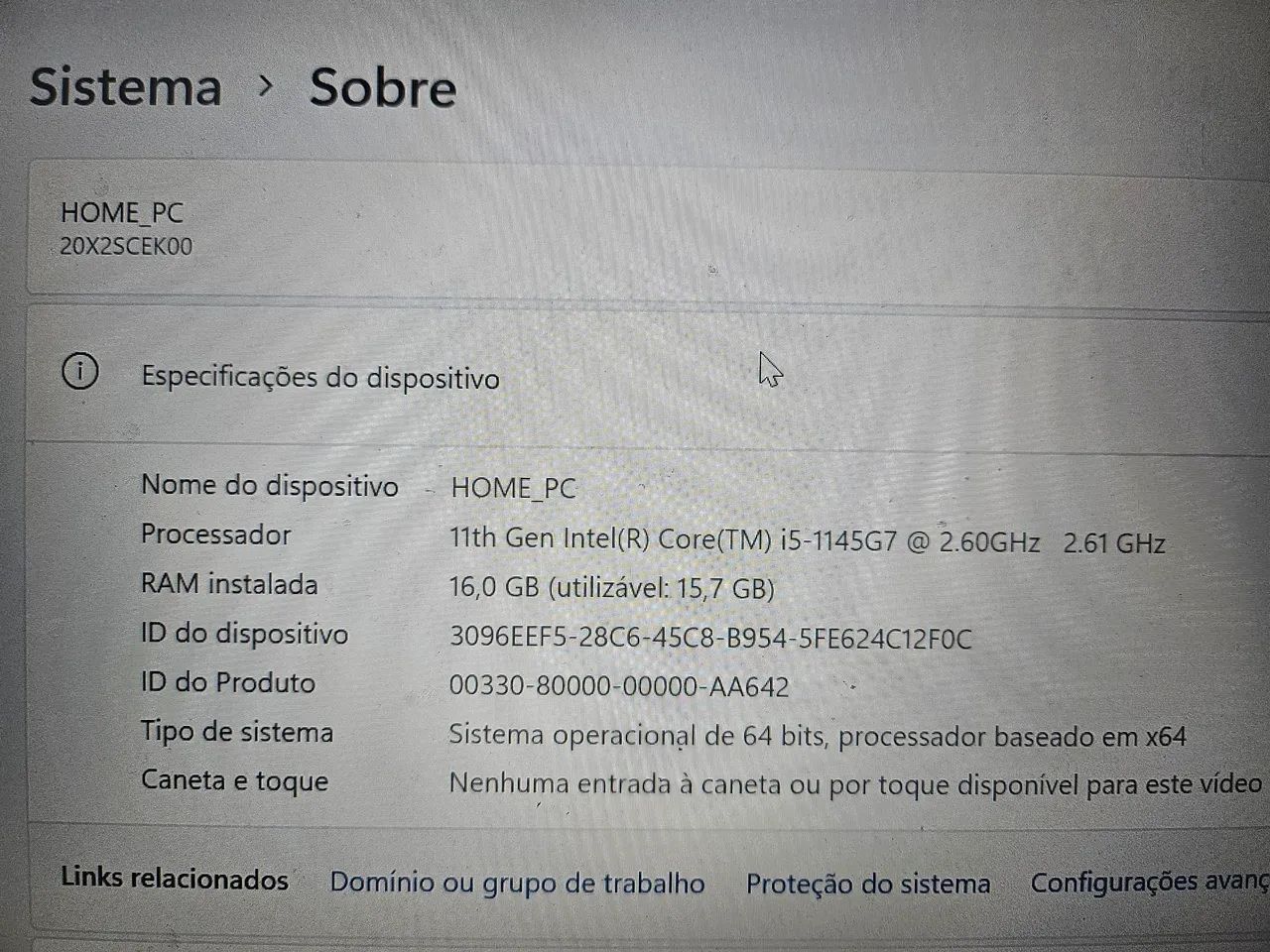 Notebook Lenovo Thinkpad i5 11th 16GB SSD - Foto 5