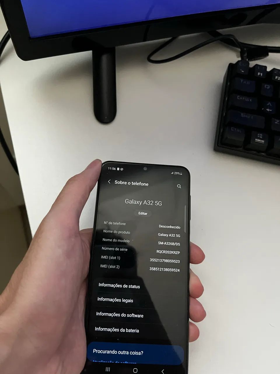 Samsung Galaxy A32 5G | 5G Dual Sim 128Gb Preto 4GB Ram - Foto 2