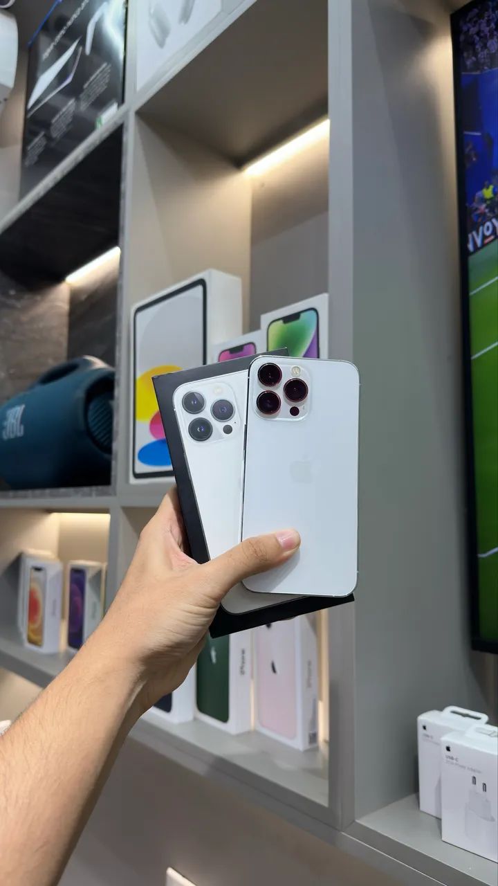 IPHONE 13 PRO 256GB BRANCO TODO ORIGINAL!