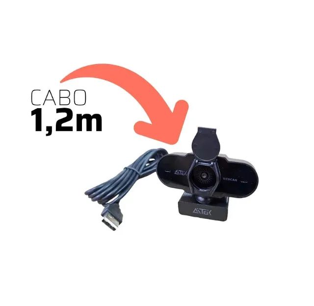 Webcam Full Hd 1080p com Microfone Aitek - Foto 5