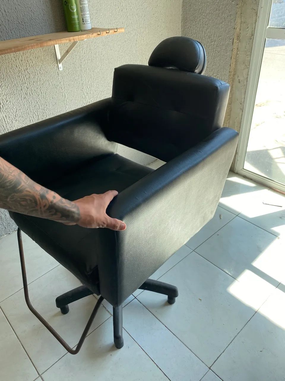Cadeira de salão ou barbeiro 