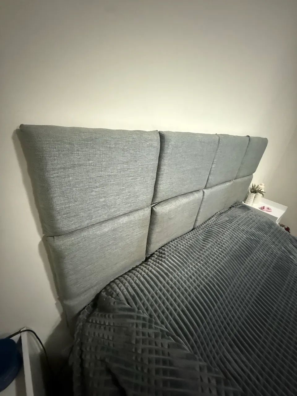 Cama queen, colchão e cabeceira  - Foto 2