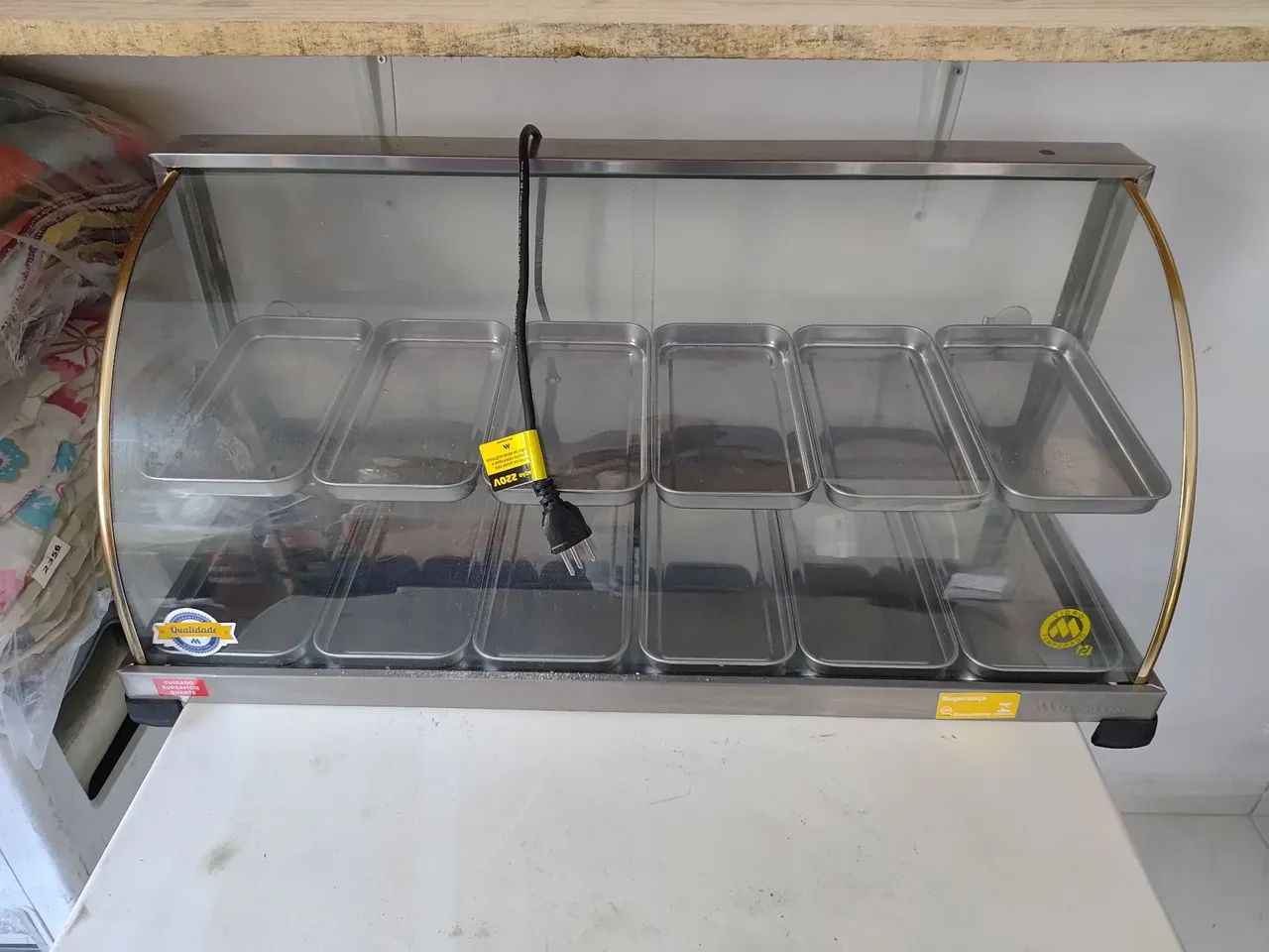 Estufa para salgados Marchesoni, 12 bandejas, 220v.  - Foto 2