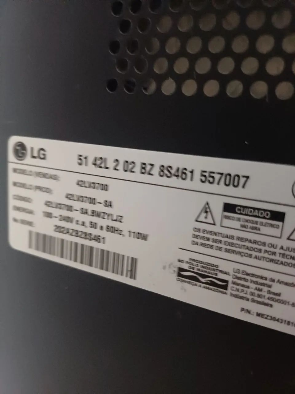 TV LG 42 polegadas Full HD Le HDMI e USB - Foto 3