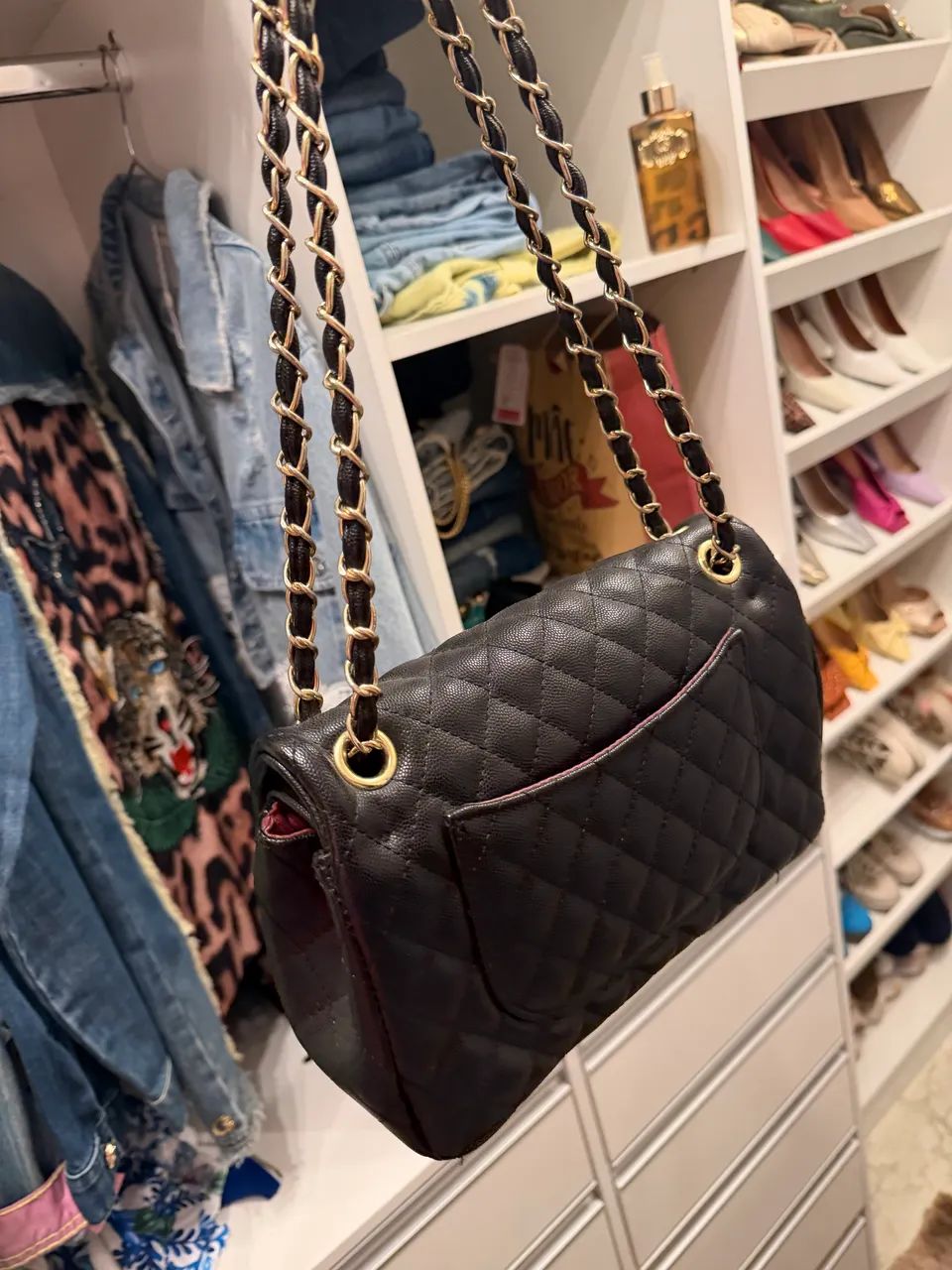 Chanel italiana couro legítimo  - Foto 3