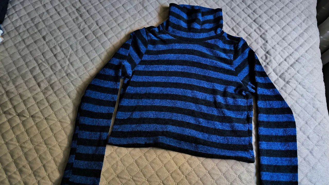 Blusa em listras 