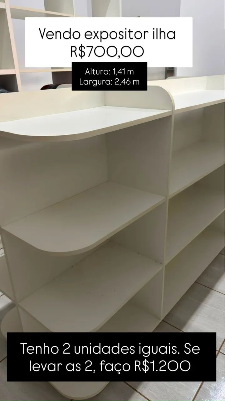 Expositor ilha para loja 