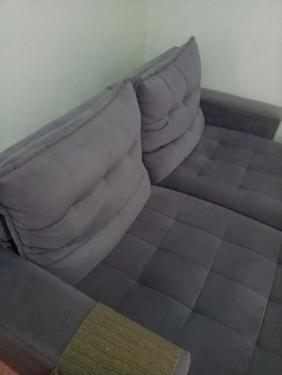 SOFÁ-CAMA 2 LUGARES CINZA - Foto 4