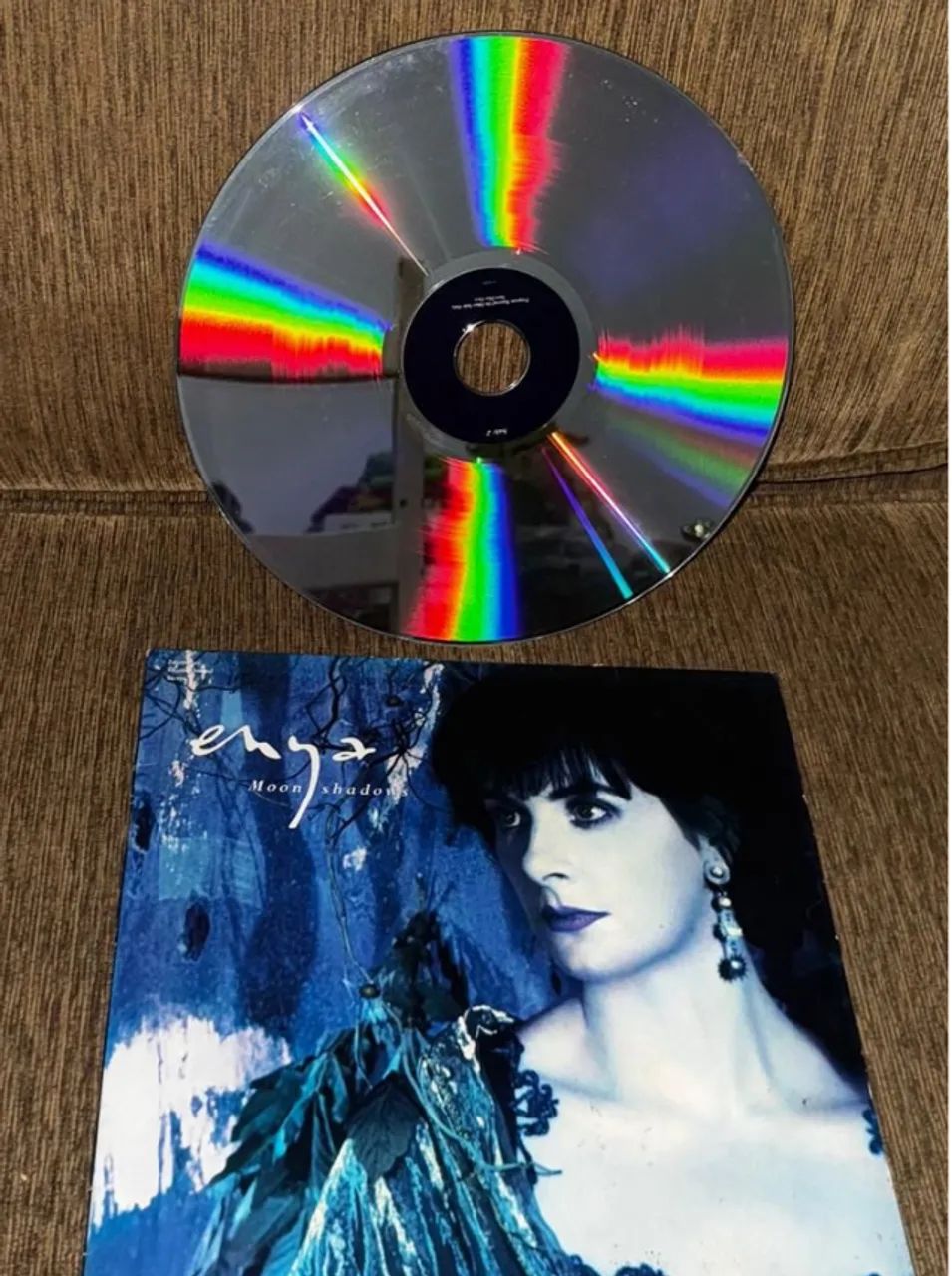 laserdisc enya moon shadows importado impecavel raro ld laser disc  - Foto 3