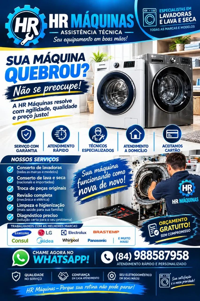 Consertos de máquina de lavar 