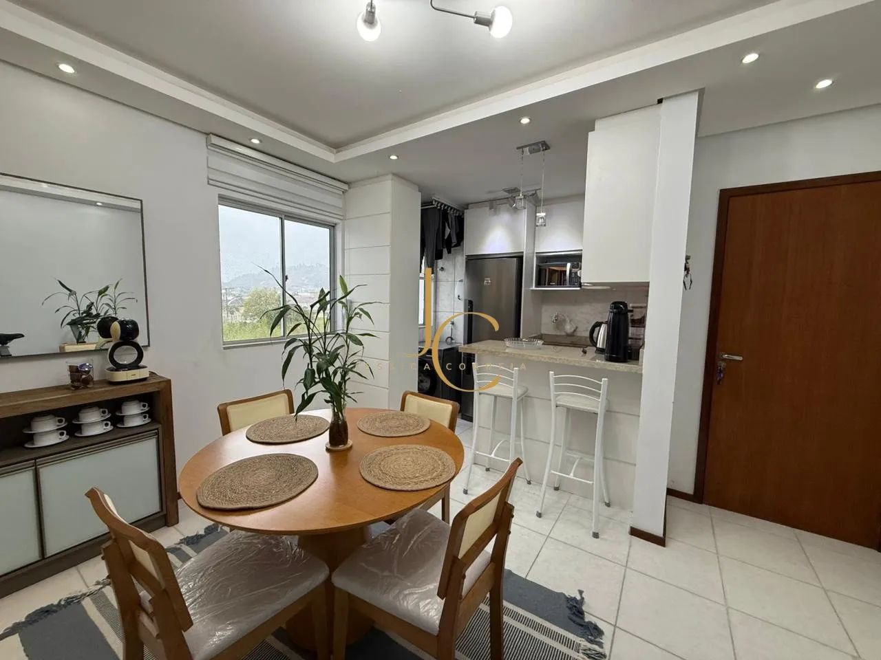 Apartamento semi mobiliado com 3 dormitórios no bairro Fundos em Biguaçu SC - Foto 3