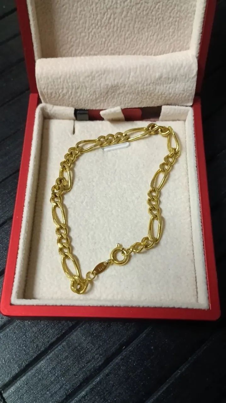 Pulseira banhada a ouro 18 k  - Foto 2