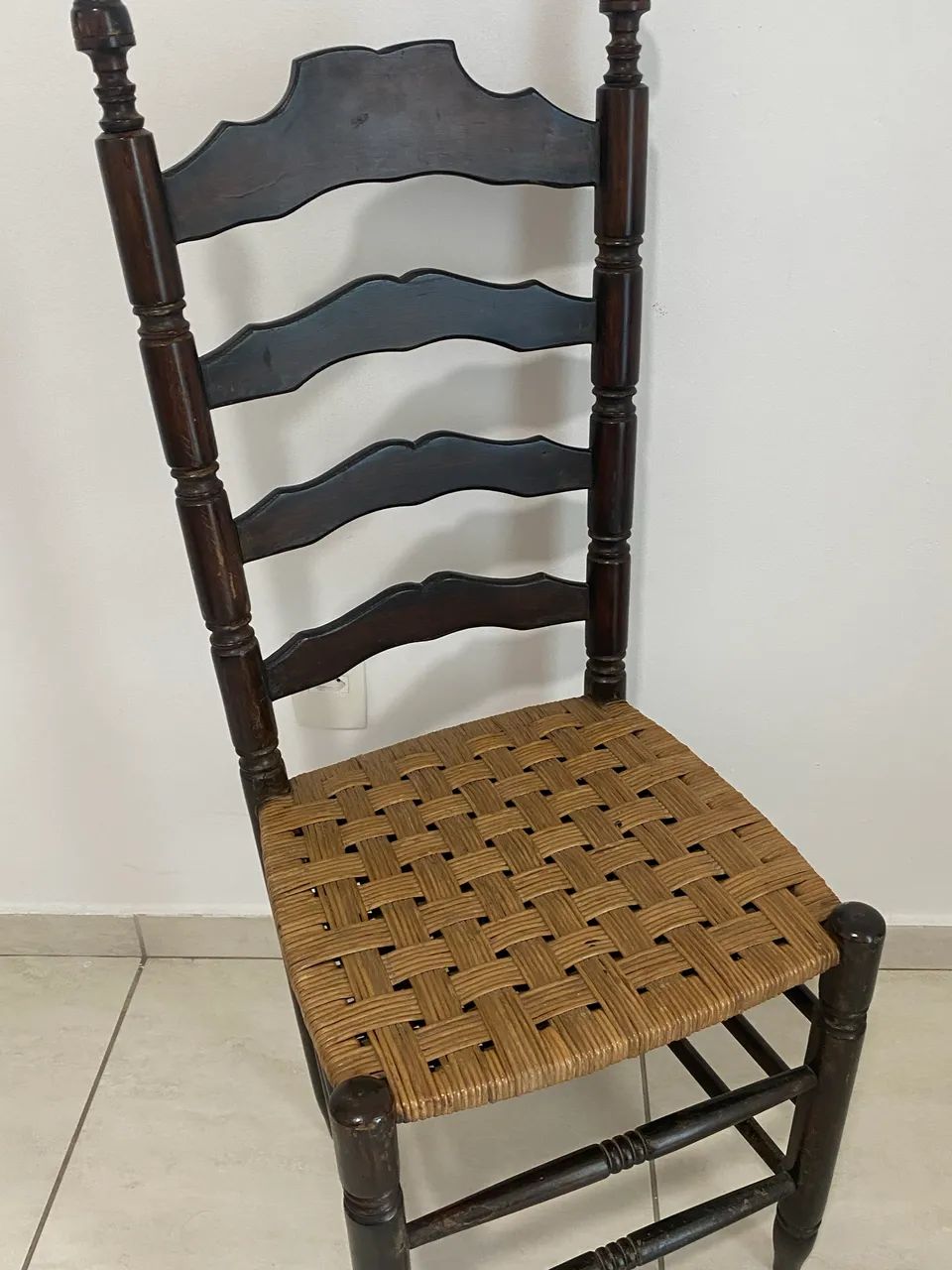 6 Cadeira vintage de madeira  - Foto 2