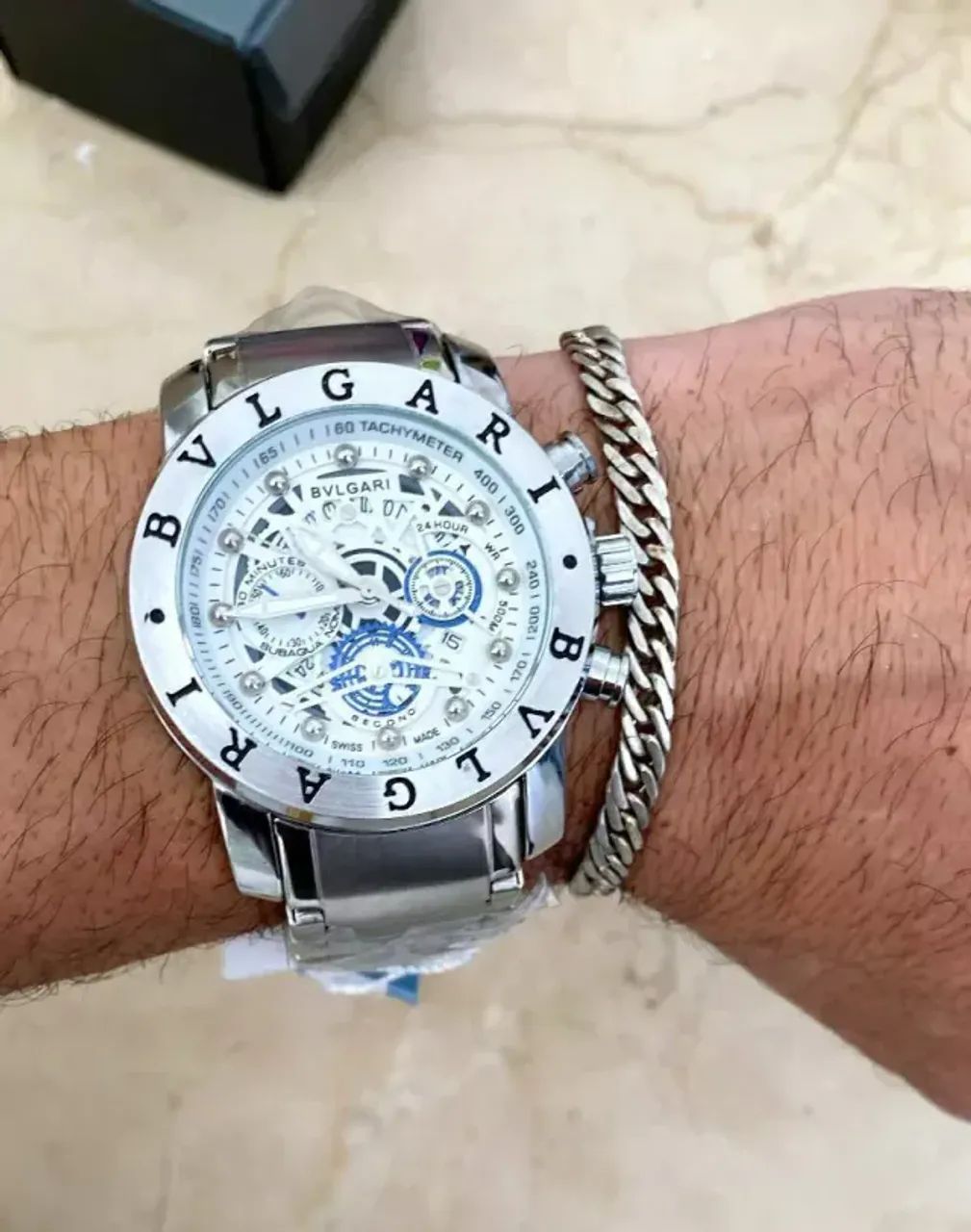 Relogio bvlgari esqueleto  - Foto 2