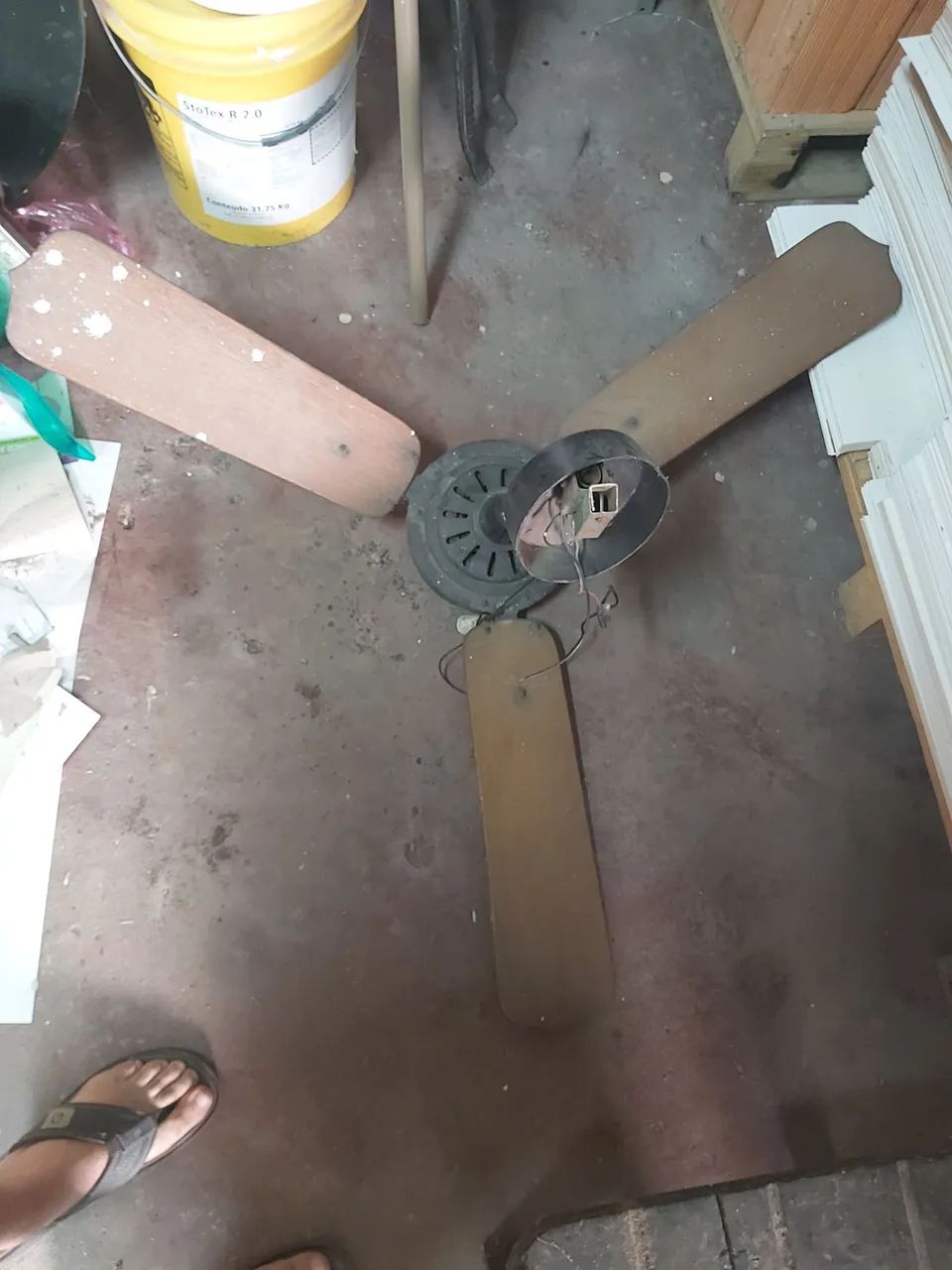 Ventilador industrial de teto