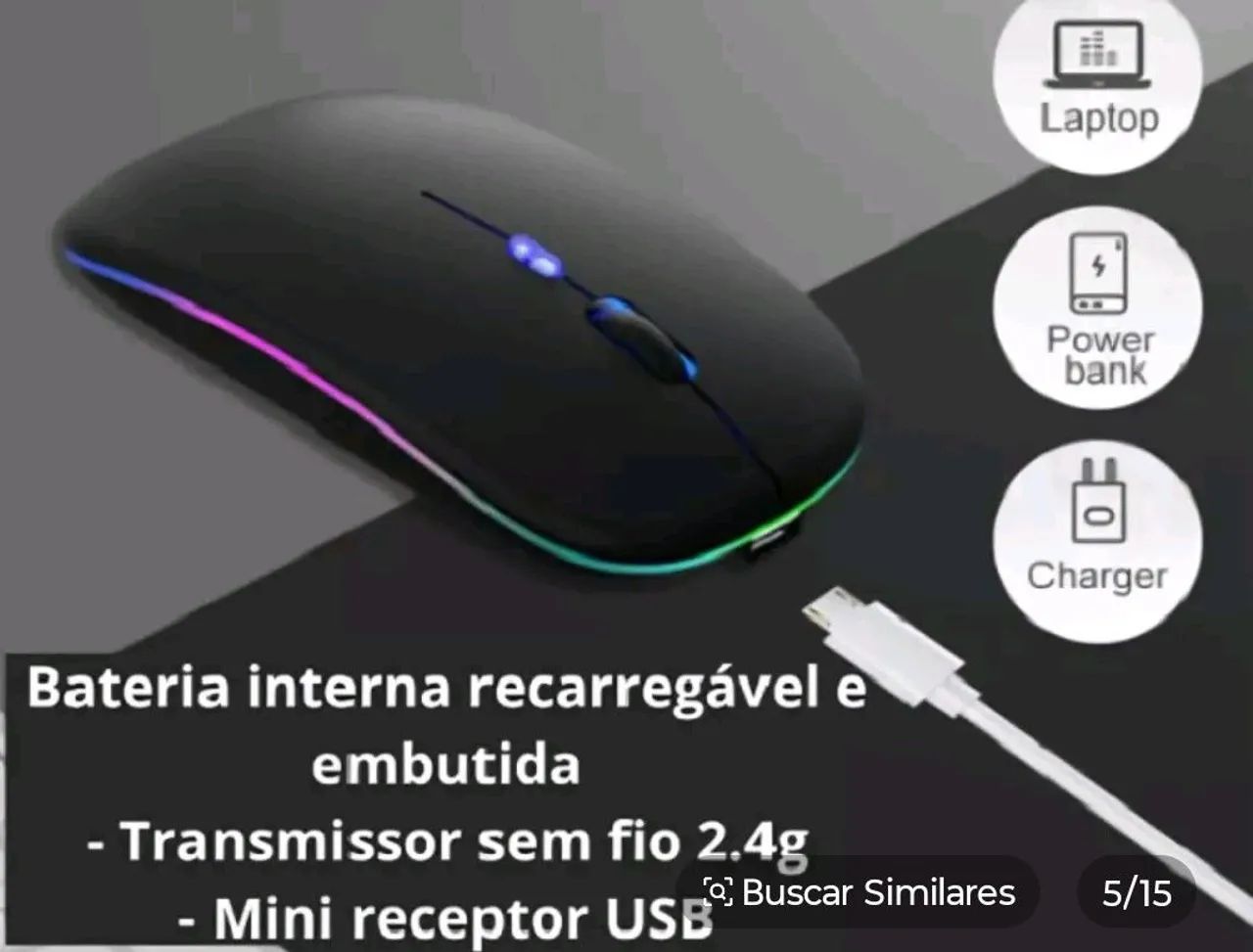 Mause sem fio - Foto 3
