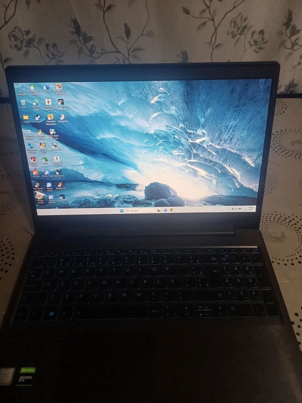 Veda de notebook da lenovo gamer - Foto 4