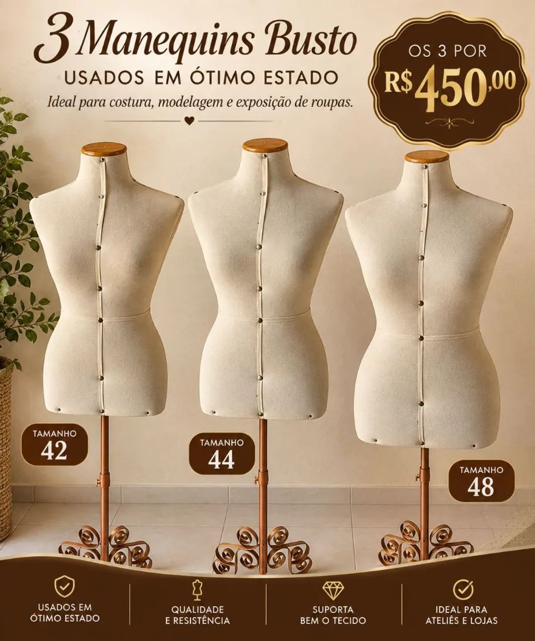 Manequins busto 