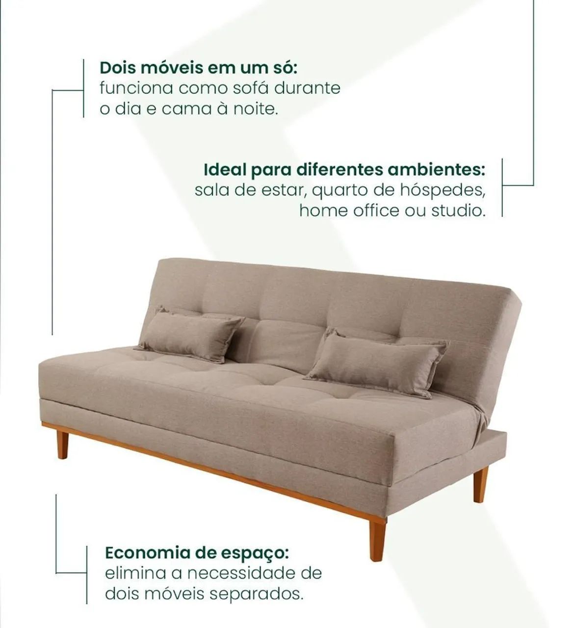 Sofá cama Novo a pronta entrega  - Foto 3
