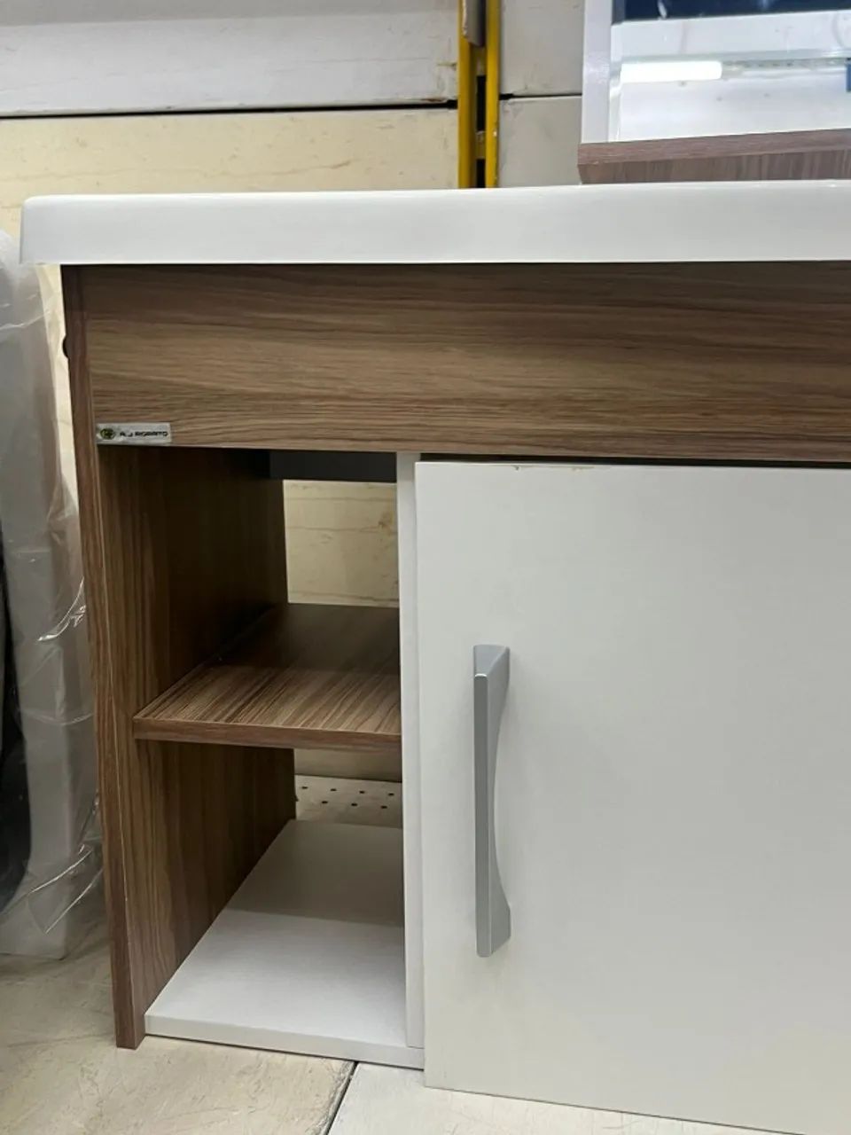 Gabinete de banheiro completo 55,5cm - Foto 2