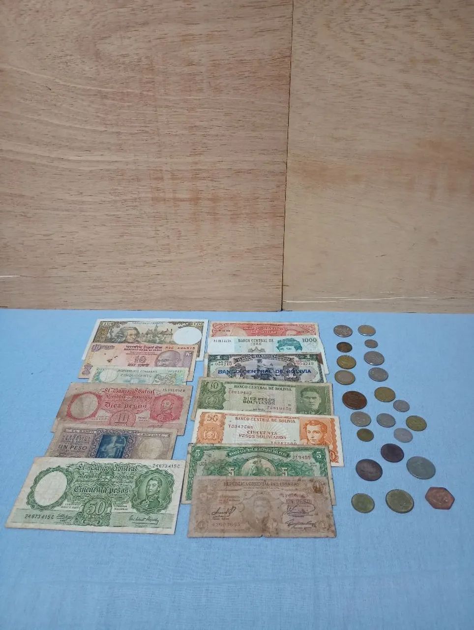 Lote de cédulas antigas fora de circulação 