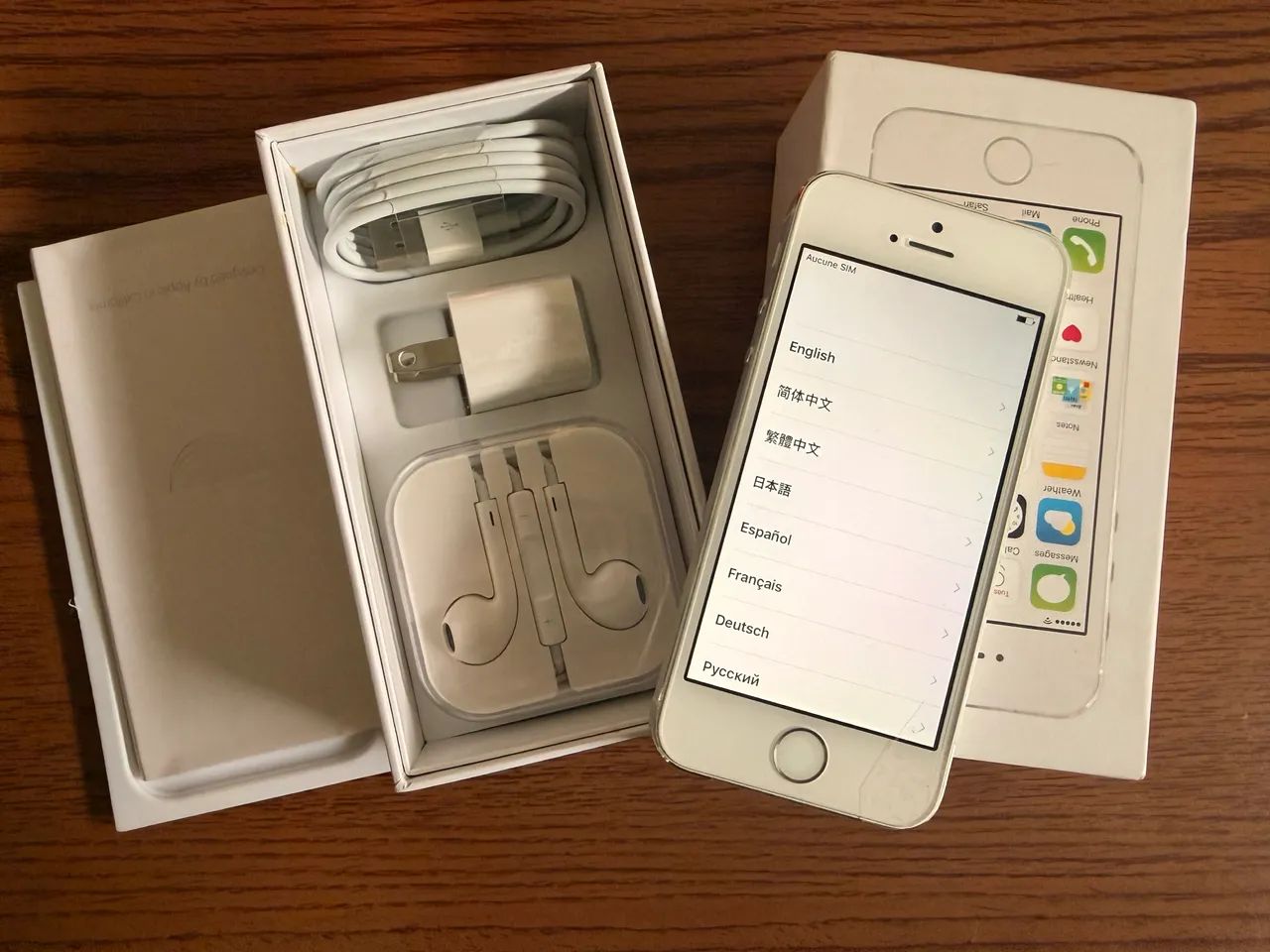 iPhone 5s 16gb Silver (Sem uso no plástico) - Peças de Celular