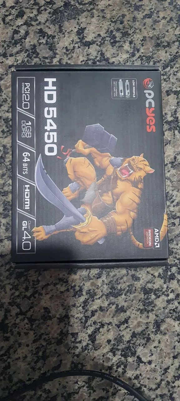 Placa de vídeo Radeon HD5450