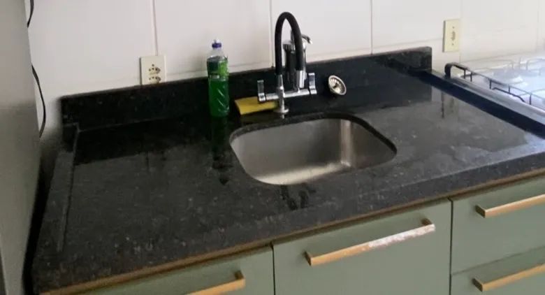 Impeccable Black São Gabriel Granite Countertop for Sale